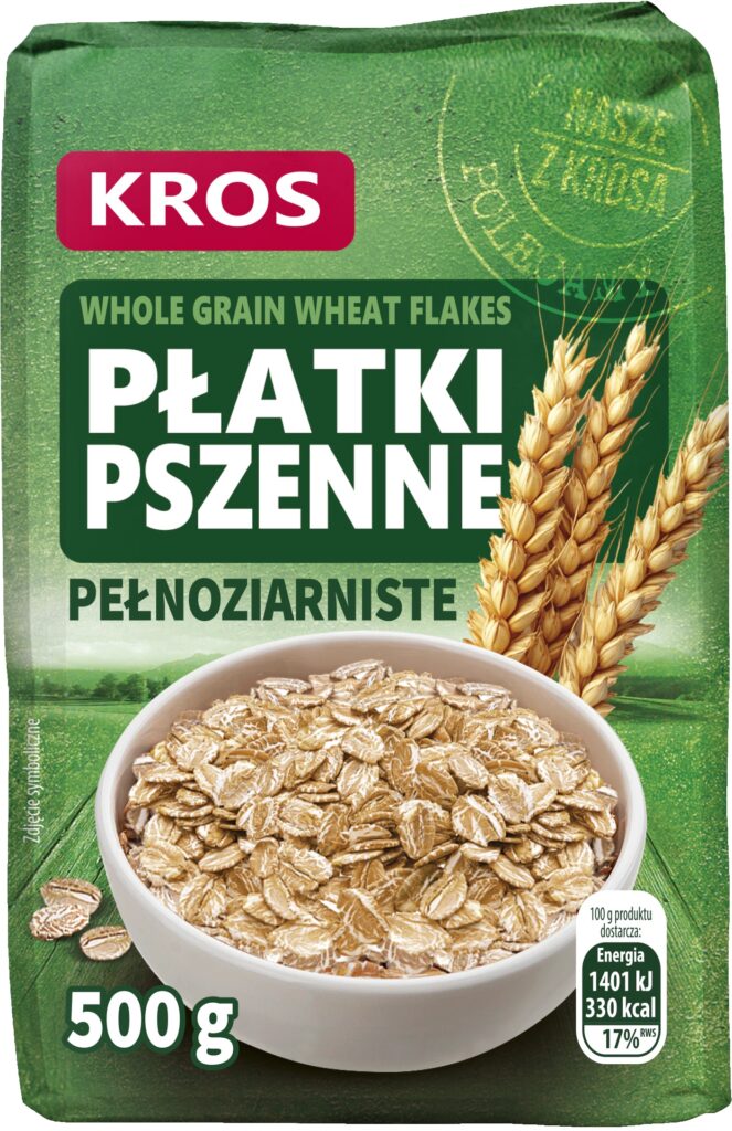 Whole-grain wheat flakes 500 g