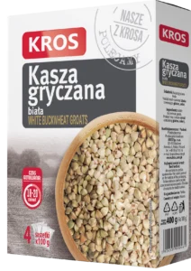White buckwheat groats 4 x 100 g