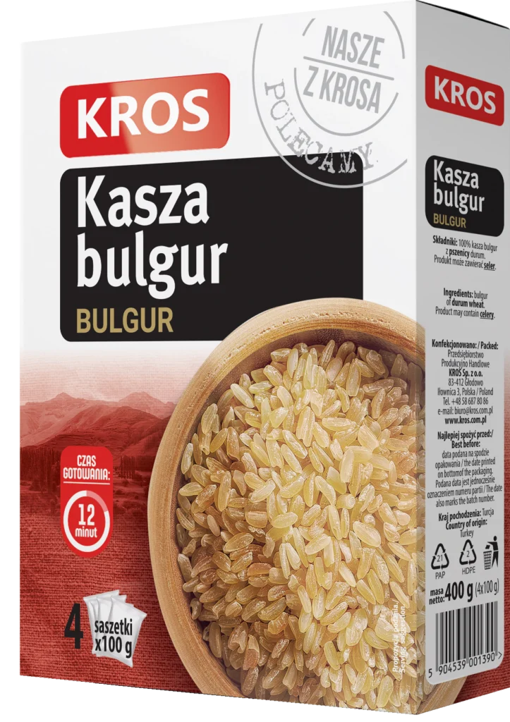 Bulgur wheat 4 x 100 g