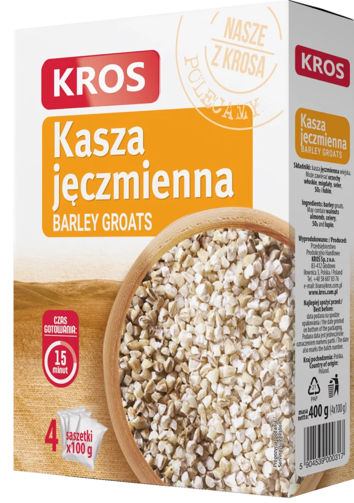 Kasza jęczmienna 4 x 100 g