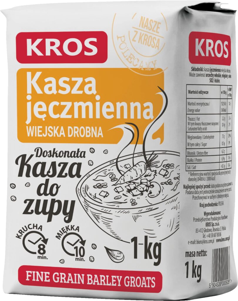 Kasza jęczmienna do zupy