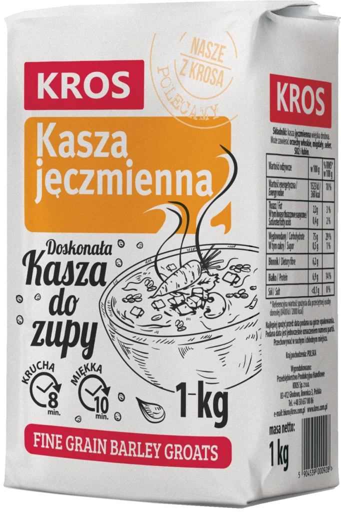 Kasza jęczmienna do zupy 1 kg