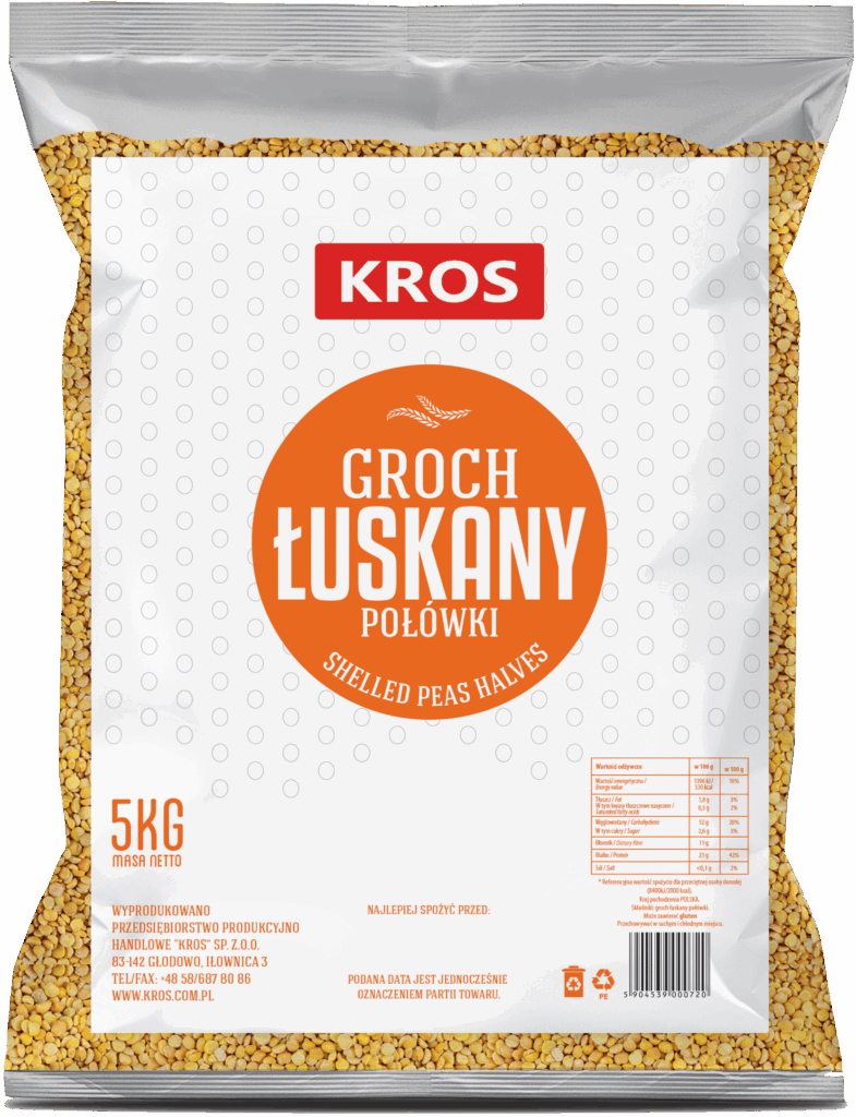 Groch łuskany 5 kg