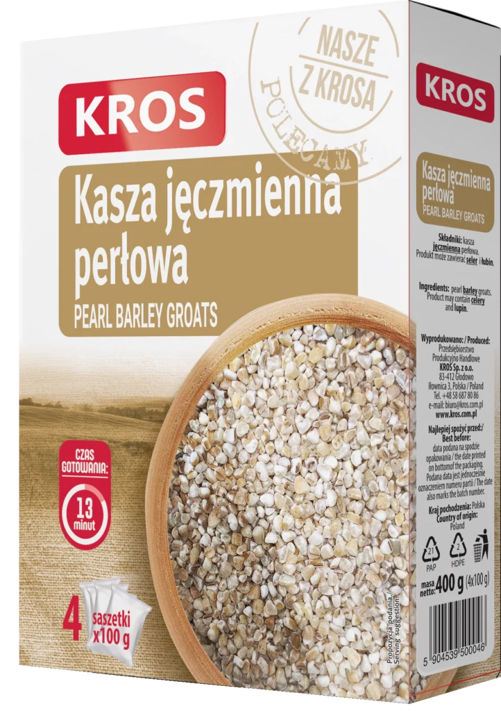 Kasza jęczmienna perłowa 4 x 100 g