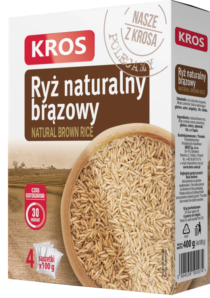 Ryż brązowy 4 x 100 g